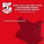 Winners of the 2019 Copa Coca Cola Recycling programme.