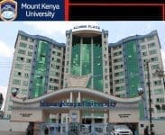 Mount Kenya University (MKU) student admission letter and KUCCPS pdf list download