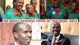 The Kenya National Union of Teachers, KNUT, details.