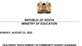 Latest news on Community Based Learning in Kenya.