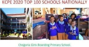 KCPE 2020 top performing schools nationally.