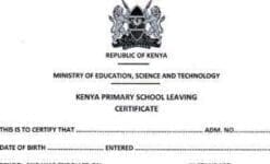 Kenya Primary School Leaving Certificate