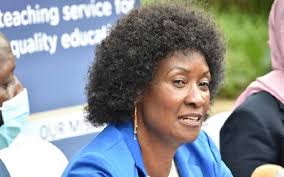 TSC Boss Dr Nancy Macharia.