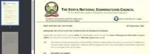 How to replace lost Knec Certificate Online