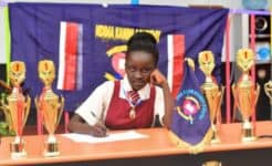 Emmaculate Washeke of Gilgil Hills Academy scored 427 marks in KCPE 2023; leading candidate in the country has 428 marks.