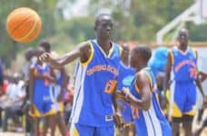 Onjiko High School's basketball team