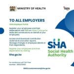 Registration for the Social Health Authority, SHA. Get the comprehensive guide here.