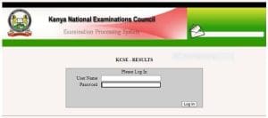 Knec portal for KCSE results download