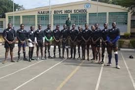 Nakuru Boys High School's students at the school