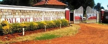 Paul Boit Boys’ High school's main gate